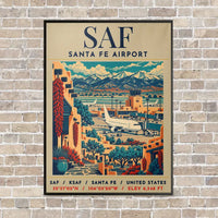 Thumbnail for SAF - Poster - Canvas Framed - Beige