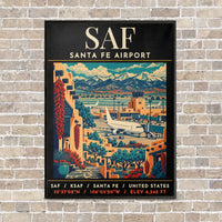 Thumbnail for SAF - Poster - Canvas Framed - Black