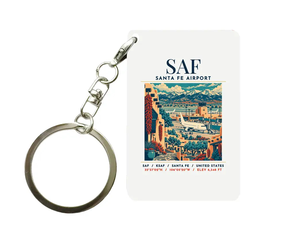 SAF - Poster - Key Chain - White