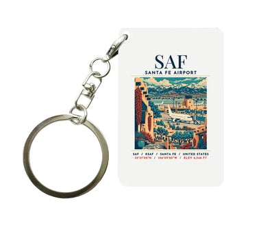 SAF - Poster - Key Chain - White