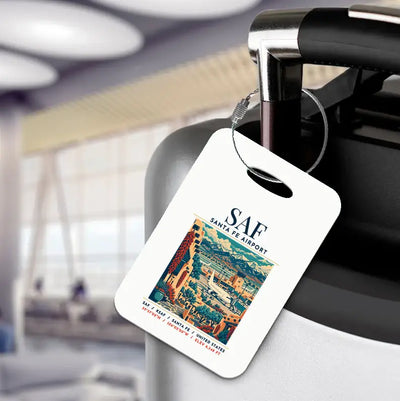 SAF - Poster - Luggage Tag - White