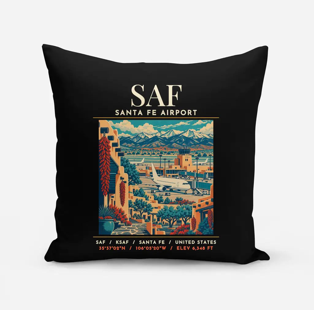 SAF - Poster - Pillow - Black
