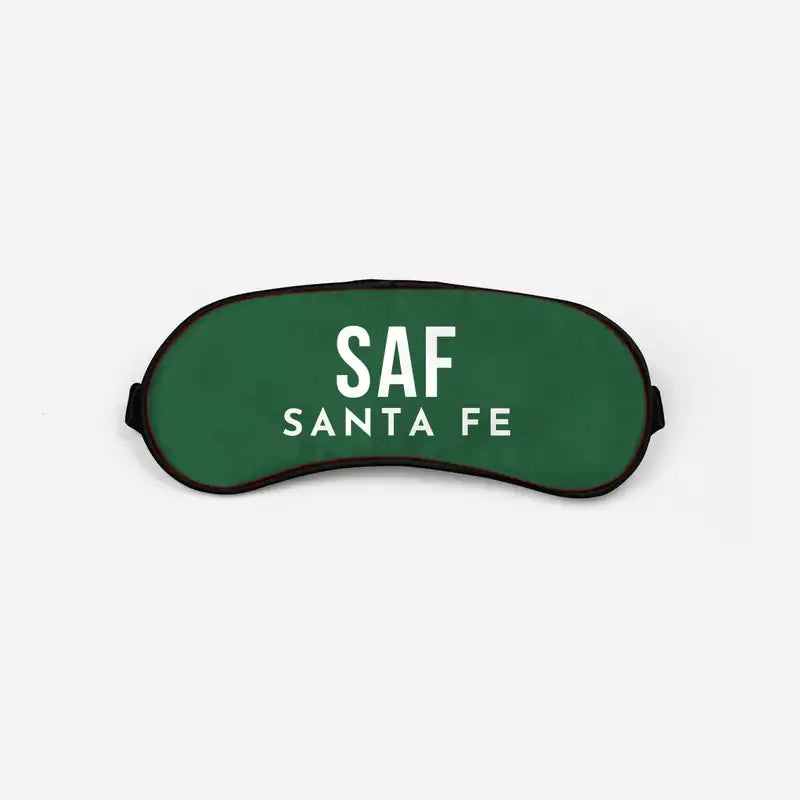 Santa Fe Municipal Airport (SAF) Sleep Masks - Sleep Mask - Code - Green