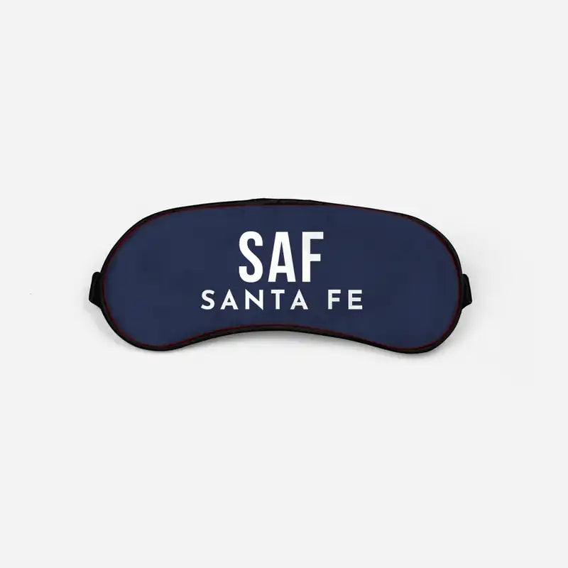 Santa Fe Municipal Airport (SAF) Sleep Masks - Sleep Mask - Code - Navy Blue