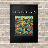 Thumbnail for SAINT-DENIS - Poster - Canvas Framed - Black