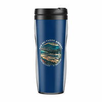 Thumbnail for Aeropuerto Internacional de El Salvador San Óscar Arnulfo Romero y Galdámez (SAL) Travel Mugs - Badge - Plastic (No Holder) - Blue