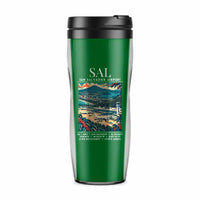 Thumbnail for Aeropuerto Internacional de El Salvador San Óscar Arnulfo Romero y Galdámez (SAL) Travel Mugs - Poster - Plastic (No Holder) - Green