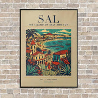 Thumbnail for SAL - Poster - Canvas Framed - Beige