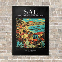Thumbnail for SAL - Poster - Canvas Framed - Black
