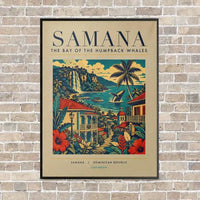 Thumbnail for SAMANA - Poster - Canvas Framed - Beige