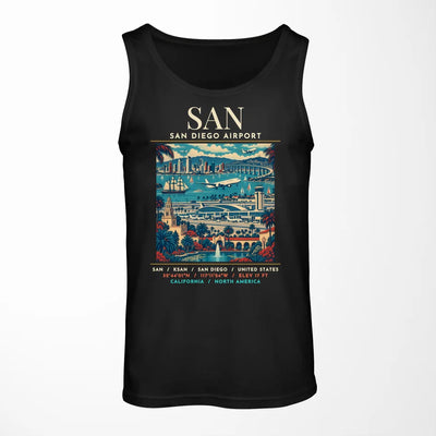 SAN - Poster - Tank Top - Black