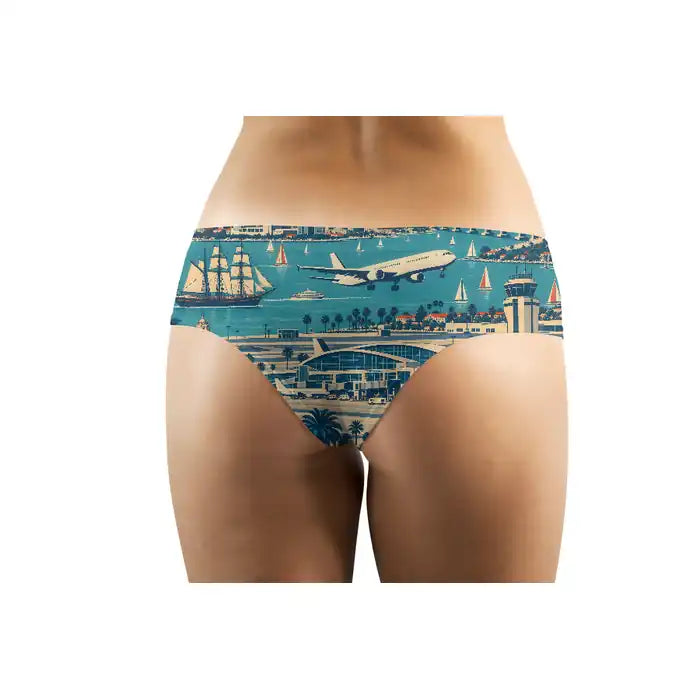 San Diego International Airport (SAN) Women Panties - Scene - Back