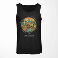 Thumbnail for SANTIAGO - Badge - Tank Top - Black