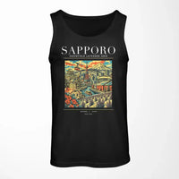 Thumbnail for SAPPORO - Poster - Tank Top - Black