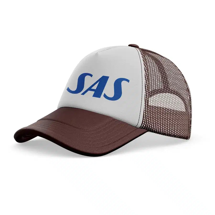 SAS Airlines trucker cap - brown
