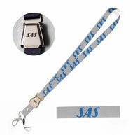Thumbnail for SAS Airlines seat belt lanyard - light gray
