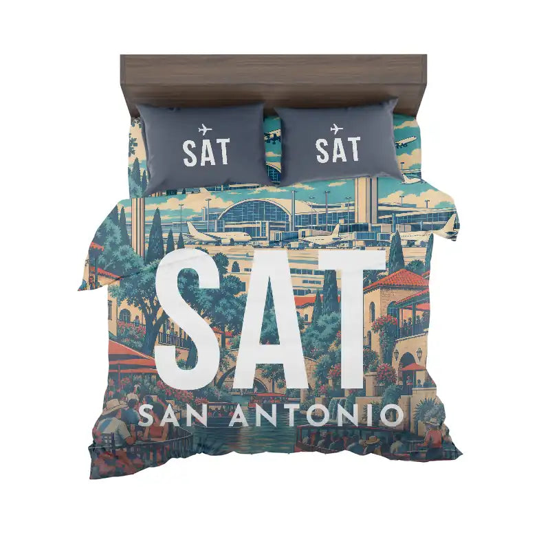 San Antonio International Airport (SAT) Bedding Sets & Blankets - Bedding Set - Scene