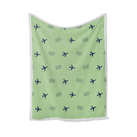 Thumbnail for Savannah-Hilton Head International Airport (SAV) Bedding Sets & Blankets - Blanket - Pattern - Light Green