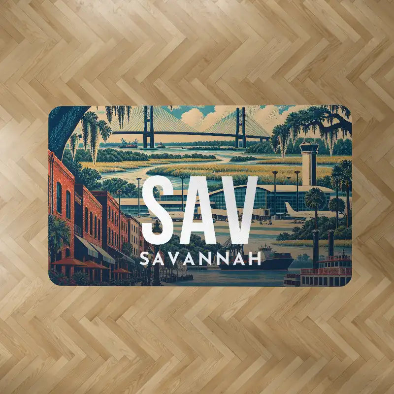 Savannah-Hilton Head International Airport (SAV) Carpets - Carpet Rectangle - Scene