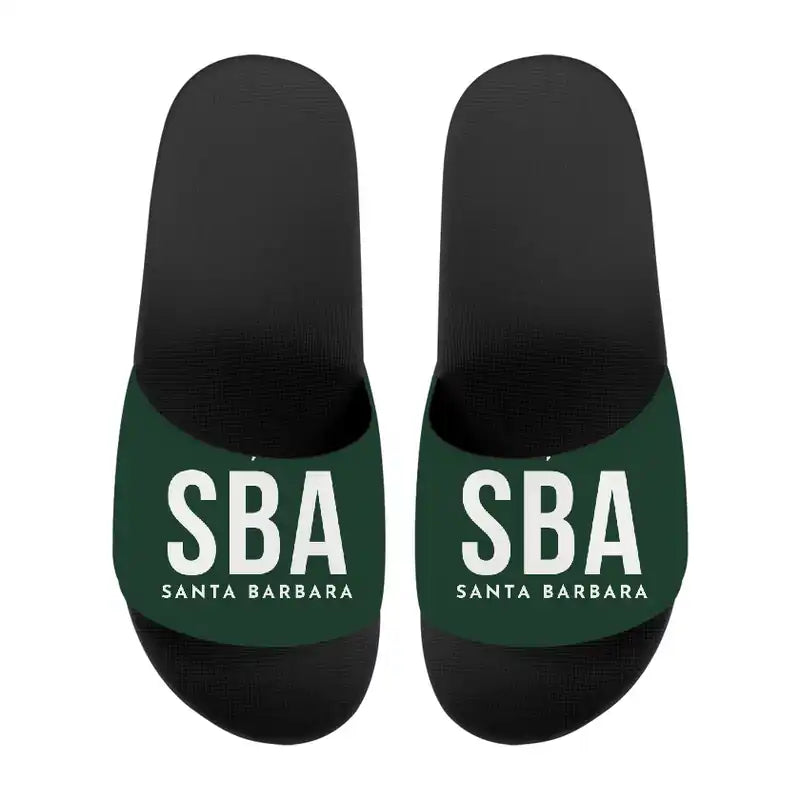 Santa Barbara Airport (SBA) Slippers & Flip Flops - Slippers - Sport - Code - Dark Green