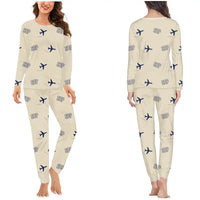 Thumbnail for San Luis Obispo County Regional Airport (SBP) Pajamas - Women Pajamas - Beige