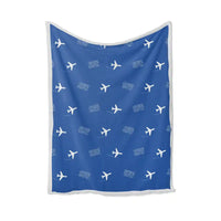 Thumbnail for Sibu Airport (SBW) Bedding Sets & Blankets - Blanket - Pattern - Blue