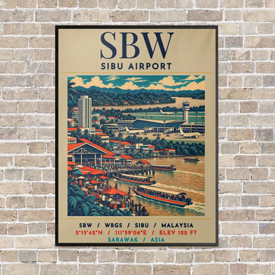 SBW - Poster - Canvas Framed - Beige