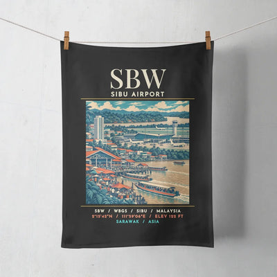 SBW - Poster - Towel - Black