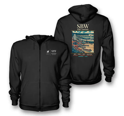 SBW - Poster - Zipped Hoodie - Black
