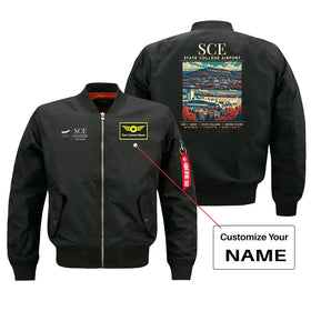 State College Regional Airport (SCE) Bomber Jacket