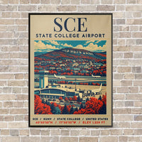 Thumbnail for SCE - Poster - Canvas Framed - Beige