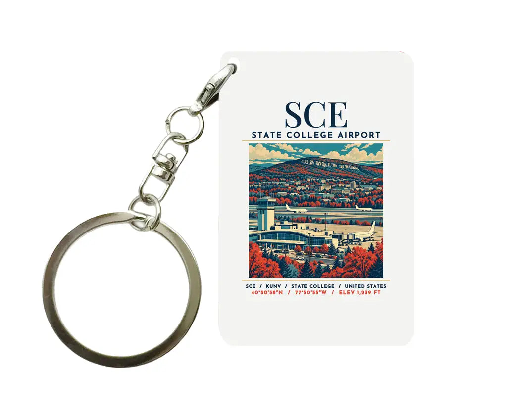 SCE - Poster - Key Chain - White