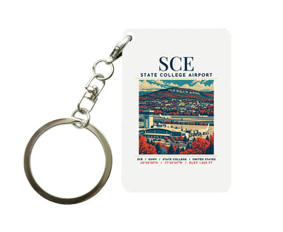 SCE - Poster - Key Chain - White