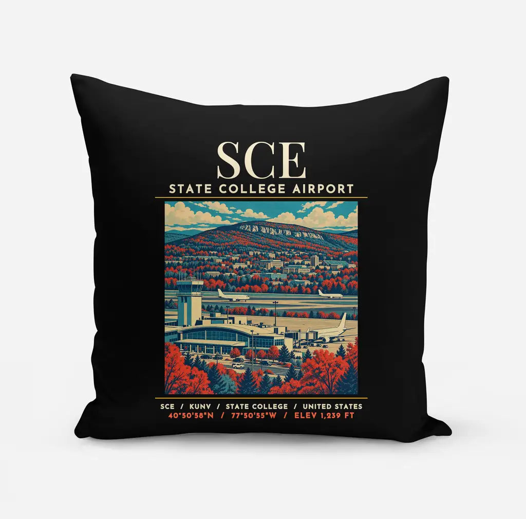 SCE - Poster - Pillow - Black