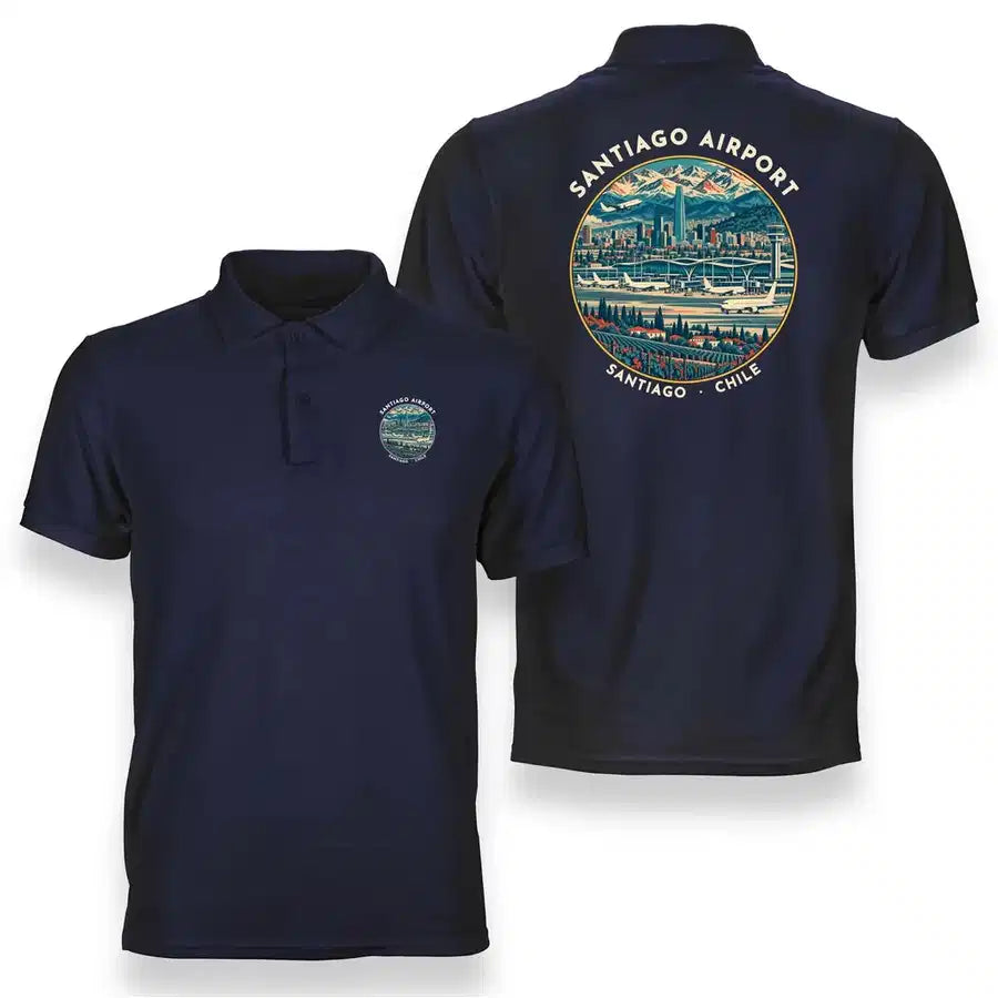 SCL - Badge - Double-Side Polo - Navy Blue
