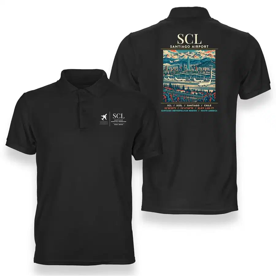 SCL - Poster - Double-Side Polo - Black