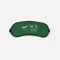 Thumbnail for Saarbrucken Airport (SCN) Sleep Masks - Sleep Mask - Front - Green