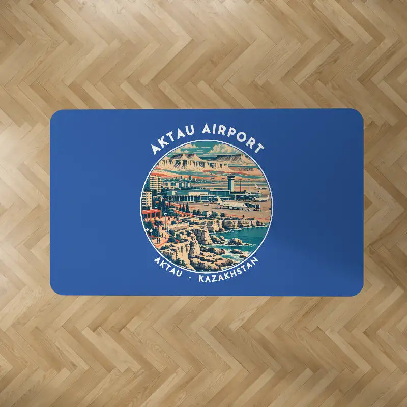Aktau Airport (SCO) Carpets - Carpet Rectangle - Badge - Blue