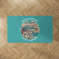 Thumbnail for Aktau Airport (SCO) Carpets - Carpet Rectangle - Badge - Turquoise