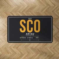 Thumbnail for Aktau Airport (SCO) Carpets - Carpet Rectangle - ID Tag - Black