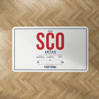 Thumbnail for Aktau Airport (SCO) Carpets - Carpet Rectangle - ID Tag + Name - White