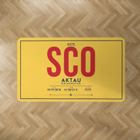 Thumbnail for Aktau Airport (SCO) Carpets - Carpet Rectangle - ID Tag - Yellow