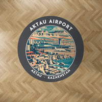 Thumbnail for Aktau Airport (SCO) Carpets - Carpet Round - Badge - Dark Gray