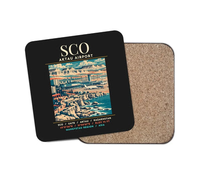 SCO - Poster - Coaster - Black