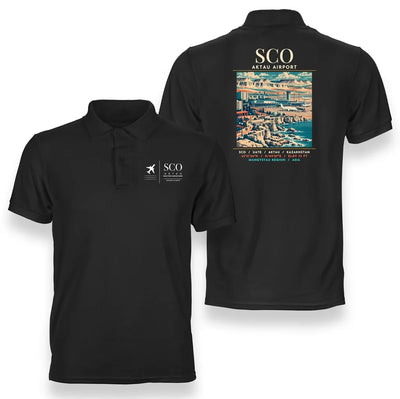 SCO - Poster - Double-Side Polo - Black