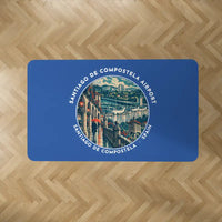 Thumbnail for Santiago de Compostela Airport (SCQ) Carpets - Carpet Rectangle - Badge - Blue