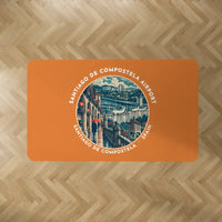 Thumbnail for Santiago de Compostela Airport (SCQ) Carpets - Carpet Rectangle - Badge - Orange