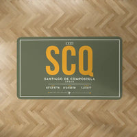 Thumbnail for Santiago de Compostela Airport (SCQ) Carpets - Carpet Rectangle - ID Tag - Green Army