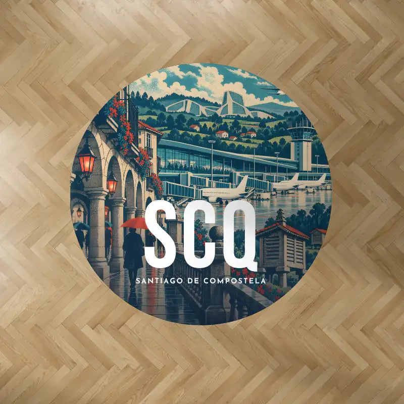 Santiago de Compostela Airport (SCQ) Carpets - Carpet Round - Scene