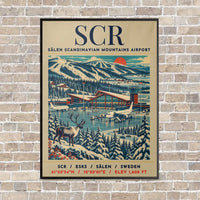 Thumbnail for SCR - Poster - Canvas Framed - Beige
